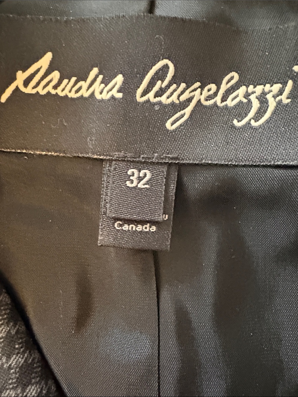 Sandra Angelozzi Black and Grey Skirt with Suit - Picture 7 of 7